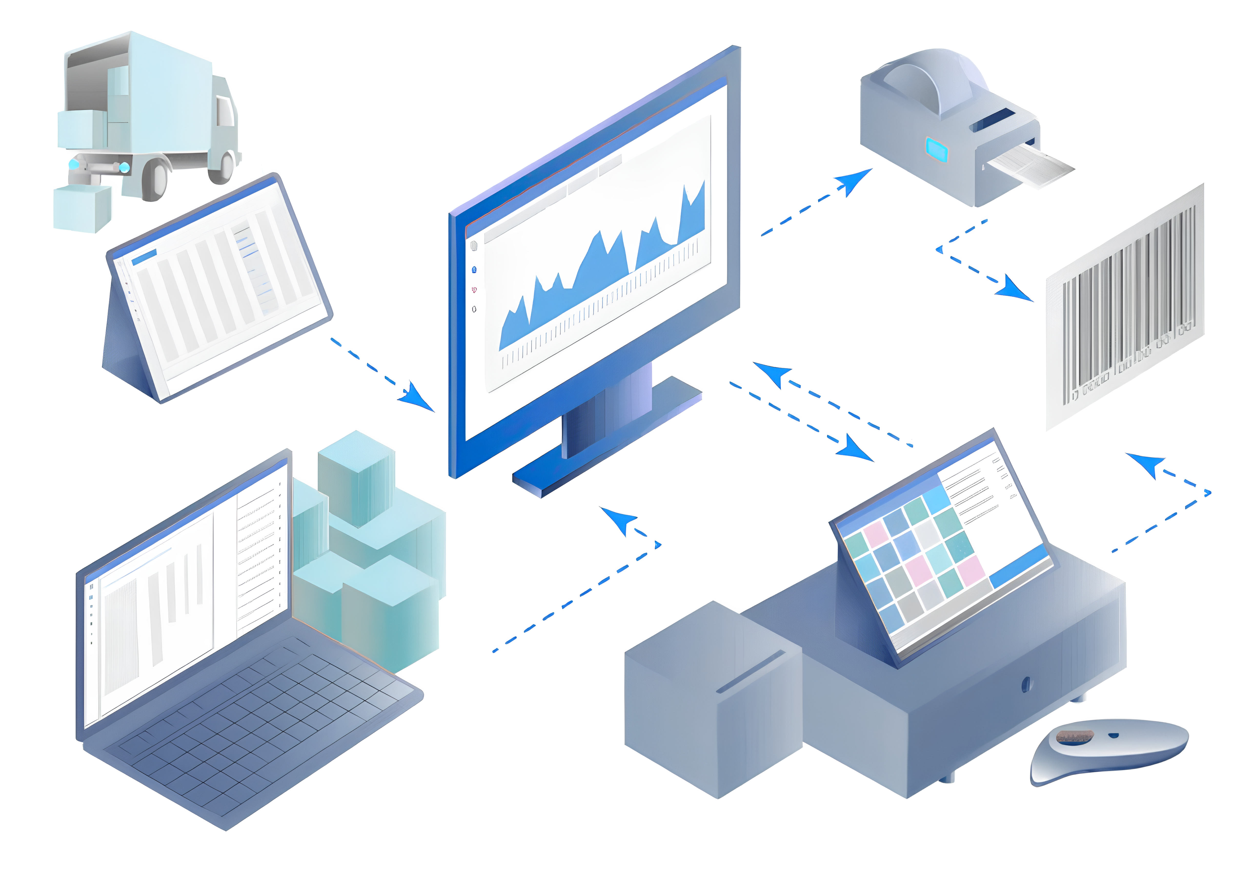 Dashboard NemPOS con analisi dati in tempo reale